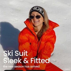 Bogner Bright Orange Ski Jacket